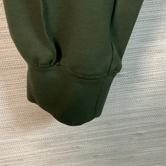 Derek Lam 10 Crosby Knit Front Seam Forest Green Jogger Pants Small - Picture 9 of 11